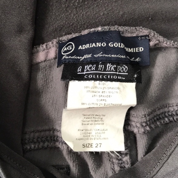 AG A Pea In the Pod maternity skinny cords pants - Picture 4 of 4